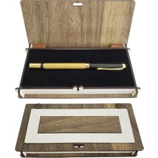 Deri Ahşap Kutulu Kalem