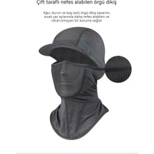 Luxıxı Yaz Güneş Koruyucu Maske Erkek Yaz Açık Güneş Gölgeleme Sürme Baş Kılıf Anti-Uv Buz Ipek Yüz Maskesi (Yurt Dışından)