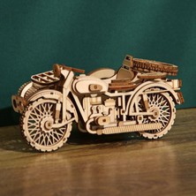 Happy World Shopping 3D Ahşap Bulmaca Motorlu Tekne Üç Tekerlekli Motosiklet Yapboz Çocuk Montessori Eğitici Kendin Yap Modelleri Oyuncaklar Yetişkinler Çocuklar Için Hediye (Yurt Dışından)