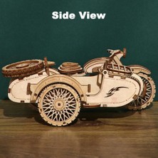 Happy World Shopping 3D Ahşap Bulmaca Motorlu Tekne Üç Tekerlekli Motosiklet Yapboz Çocuk Montessori Eğitici Kendin Yap Modelleri Oyuncaklar Yetişkinler Çocuklar Için Hediye (Yurt Dışından)