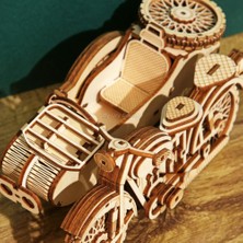 Happy World Shopping 3D Ahşap Bulmaca Motorlu Tekne Üç Tekerlekli Motosiklet Yapboz Çocuk Montessori Eğitici Kendin Yap Modelleri Oyuncaklar Yetişkinler Çocuklar Için Hediye (Yurt Dışından)