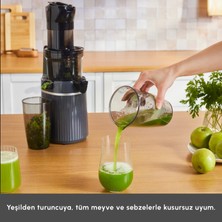 Karaca Fresh Press Slow Juicer Yavaş Sıkım Katı Meyve Sıkacağı Antrasit