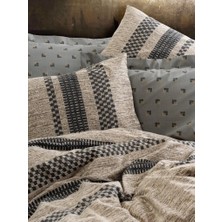 Cotton Box Toprak Tek Kişilik Nevresim Takımı Arlo Kahve