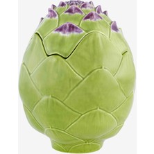 Bordallo Pinheiro Artichoke Yeşil Seramik Saklama Kabı 25 Cm