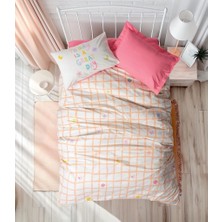 Cotton Box Genç Odası Tek Kişilik Jours Pembe Nevresim Takımı