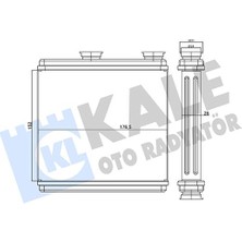 KALE-360790 - Kalorifer Radyatörü Brazıng (Al/al) Spark 1.0 1.2 09<12 Benzinli Borulu-Keçeli [152X176.5X26]