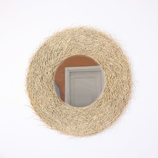 Mylamp Halo Doğal Rattan Ayna 100 cm