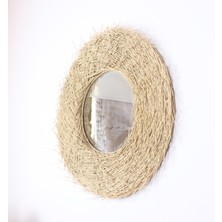 Mylamp Halo Doğal Rattan Ayna 100 cm