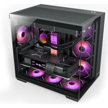 Zeiron Arkham X15 Ryzen 7 5700X 64GB Ram 2tb M.2 SSD RTX5050 Sıvı Soğutmalı Oyuncu Masaüstü Bilgisayar