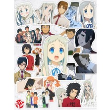 Zipzap Anohana (Ano Hi Mita Hana No Namae O Bokutachi Wa Mada Shiranai ) Anime Telefon Laptop Bullet Journal Yapışkanlı Folyo Sticker Paketi