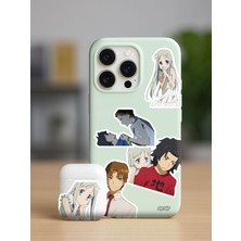 Zipzap Anohana (Ano Hi Mita Hana No Namae O Bokutachi Wa Mada Shiranai ) Anime Telefon Laptop Bullet Journal Yapışkanlı Folyo Sticker Paketi