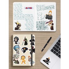 Zipzap Bleach Anime Telefon Laptop Bullet Journal Yapışkanlı Folyo Sticker Paketi