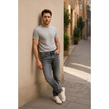 Banny Jeans Erkek Regular Fit Jean Pantolon Gri