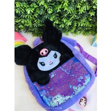Kuromi ve My Melody Sırt Çantası Pullu