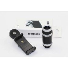Harmony Aura 8X18 Zoom Teleskop Telefon Kamera Lensi Mini El Dürbünü