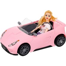 Cindy My Cool Car - Pembe Araba-Sarı Saçlı Bebek