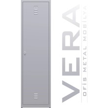 Tekli Soyunma Dolabı Metal 1 Kişilik Işçi Dolabı