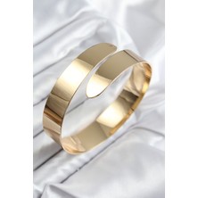 Pirinç Sarmal Model Gold Renk Pazu Bileklik