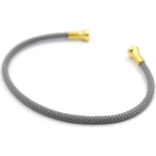 Hasır Pndr Bileklik - Gri