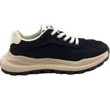 Gamelu 25YM Meks Siyah Bej Erkek Sneaker Spor Ayakkabı