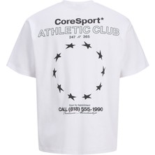 Erkek Gögüs ve Sirt Baskili Tisört - Athletico