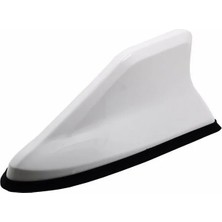 Peugeot Partner Uyumlu Silikon Tabanlı Shark Köpekbalığı Balina Tavan Anteni Beyaz