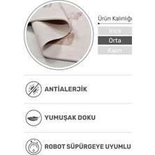 Kehribar Yumuşak Dokulu Salon Halısı – Tozumaz, Robot Süpürge Uyumlu, 4 M’ye Kadar En Seçeneği