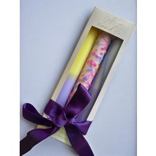 Aeon Candle Studio Ae'on 3lü Renkli Şamdan Mum Seti - Pastel Tonlar