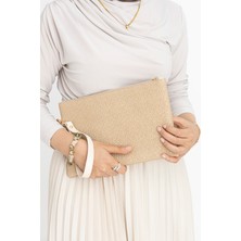 Kadın Desenli Clutch Portföy Çanta