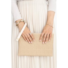 Kadın Desenli Clutch Portföy Çanta