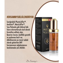 Dr. Sammy's Quarine Onarıcı Premium Saç Serumu (1 Aylık) Dökülmelere Karşı Bitkisel Kök Hücre Ekstratları, Vitamin ve Mineral Içeren %100 Saf ve Doğal Saç, Sakal, Kaş, Kirpik için Serum