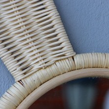 Mylamp Rattan Tavşan  26X40 cm Ayna