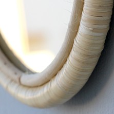 Mylamp Rattan Tavşan  26X40 cm Ayna