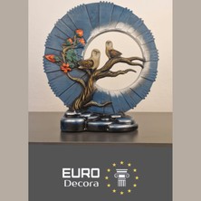 Bilgelik Halkası – Baykuş Temalı Dekoratif Lüks Obje (24 Cm) | Ev, Ofis ve Salon Aksesuarı
