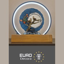 Bilgelik Halkası – Baykuş Temalı Dekoratif Lüks Obje (24 Cm) | Ev, Ofis ve Salon Aksesuarı