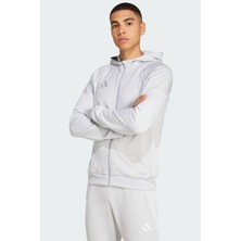 adidas Tiro25 Full Zip Erkek Gri Kapüşonlu Ceket