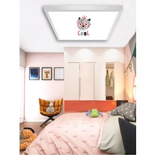 Genç Odası AVIZE-60CMX60CM-54WATT-LED-6500 Kelvin (Beyaz)-, Hepsiburada Tekli Avize-Minnoş Kedi Avize