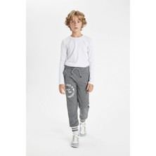 DeFacto Erkek Çocuk Baskılı Beli Lastikli Cepli Eşofman Altı D2804A824AU