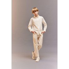 DeFacto Balloon Fit Standart Paça Twill Pantolon Erkek Çocuk B6709A825SP