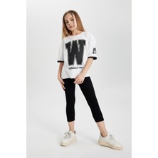 DeFacto Kız Çocuk Midi Seamless Tayt C1532A824SM