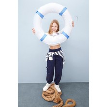 DeFacto %100 Pamuk Paraşüt Kargo Jogger Paça Pantolon Kız Çocuk D7608A825SP