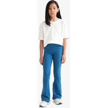 DeFacto Flare Fit Fitilli Kaşkorse Pantolon Kız Çocuk E8301A825AU