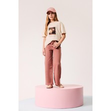 DeFacto Wide Leg Geniş Paça Pamuklu Pantolon Kız Çocuk D9131A825SM