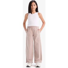 DeFacto Kız Çocuk Esnek Belli Wide Leg Geniş Paça Pantolon E1837A825SM
