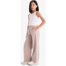 DeFacto Kız Çocuk Esnek Belli Wide Leg Geniş Paça Pantolon E1837A825SM