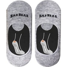 Core Zero Gri Melanj Unisex Babet Çorap