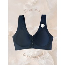 Susie Önü 4 Düğmeli Açılabilen Üstün Kalite Dikişsiz Lazer Balensiz Sütyen (Emziren Anneler)