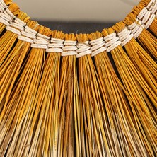 Mylamp Yıldız  80 Cm. Turuncu Renkli Deniz Sazı Ayna
