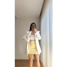Sarı Çan Mini Etek