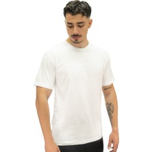 Musclecloth Basic Kısa Kollu T-Shirt Beyaz